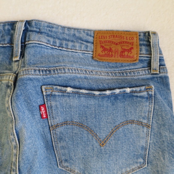 LEVIS 711 Skinny Ripped Jeans - Picture 7 of 7